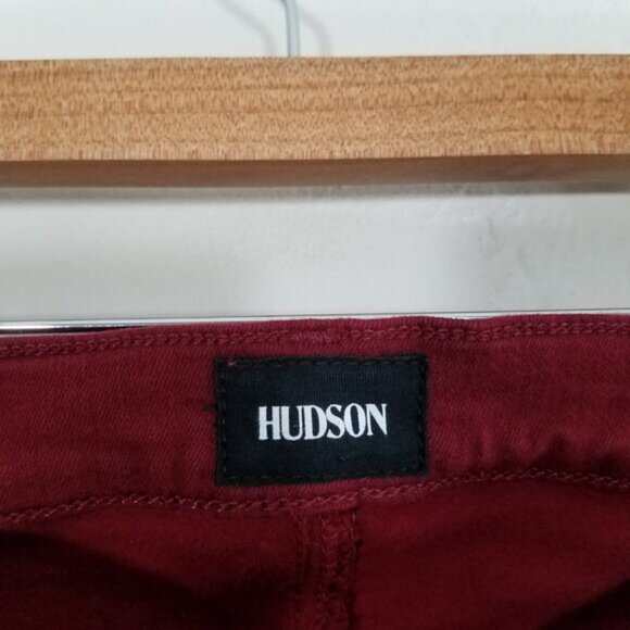Hudson Jeans KRISTA Super Skinny Stretch Jeans Red Size 27 - Picture 3 of 7